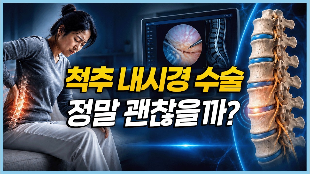 허리수술이 두려운 분들을 위한 척추내시경 핵심 정리